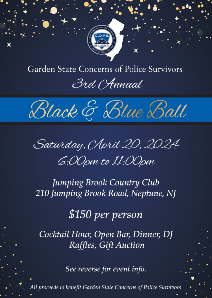 Garden State COPS Ball Invite 2024