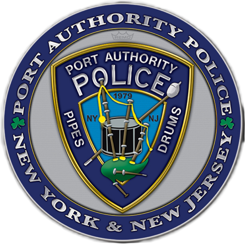 port authority of ny nj pipes and drums logo